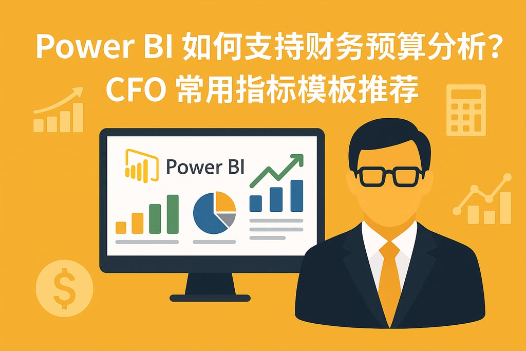 Power BI如何支持财务预算分析？CFO常用指标模板推荐